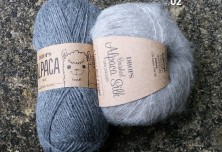 Klobka alpaca in brushed alpaca silk